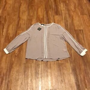 Simply Styled Beige Long Sleeve Shirt Size XL